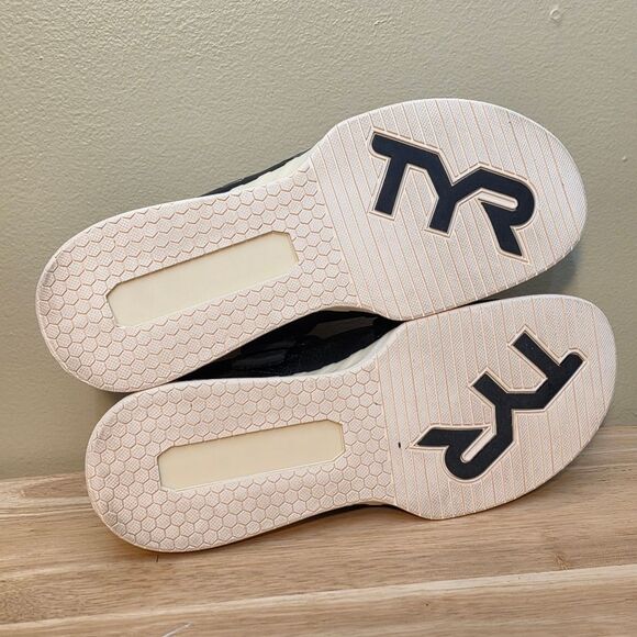 TYR L-1 Lifter Weightlifting Shoes Black Beige Men's Size 11.5 Women's 13 - Picture 6 of 7